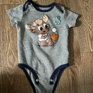 Seattle mariners mlb onesie 3-6 months